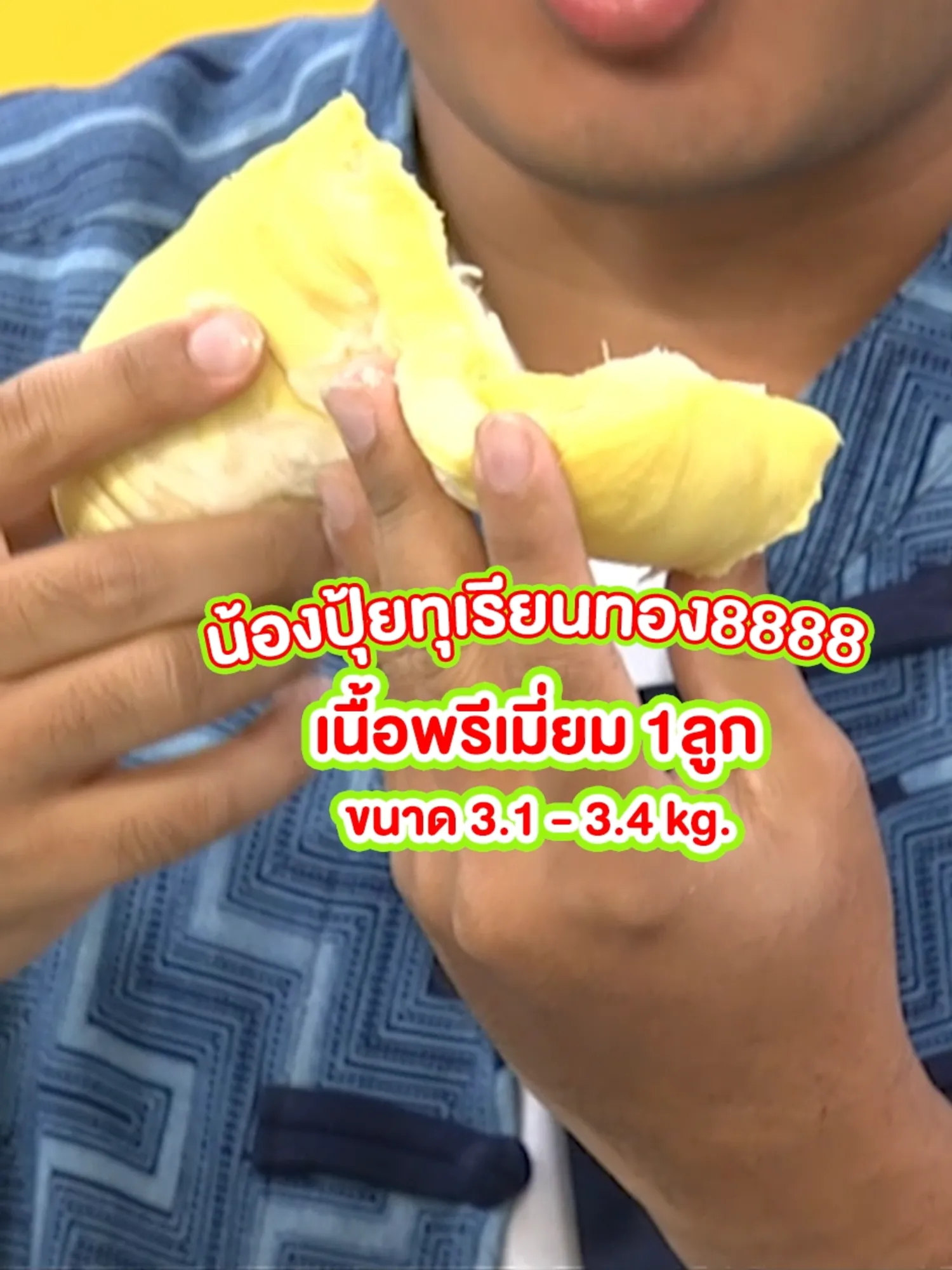  ทุเรียนหมอนทองพรีเมียม จากสวนจันทบุรี