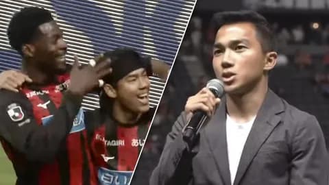 "ชนาธิป" ลัดฟ้าทักทายแฟนบอล "ซัปโปโร" ครบรอบ 30 ปีสโมสร "ธีรภัทร" รุ่นน้อง "แอสซิสต์" โชว์